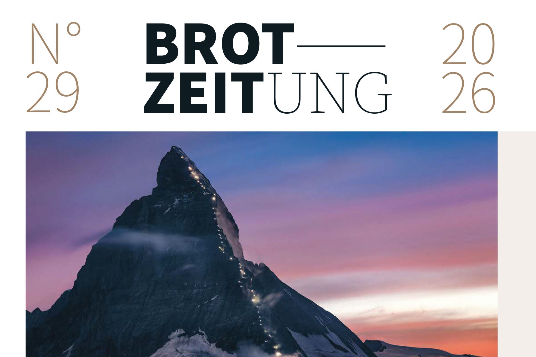 Zermatt und das Bergsteigen – die neue Brotzeitung ist da