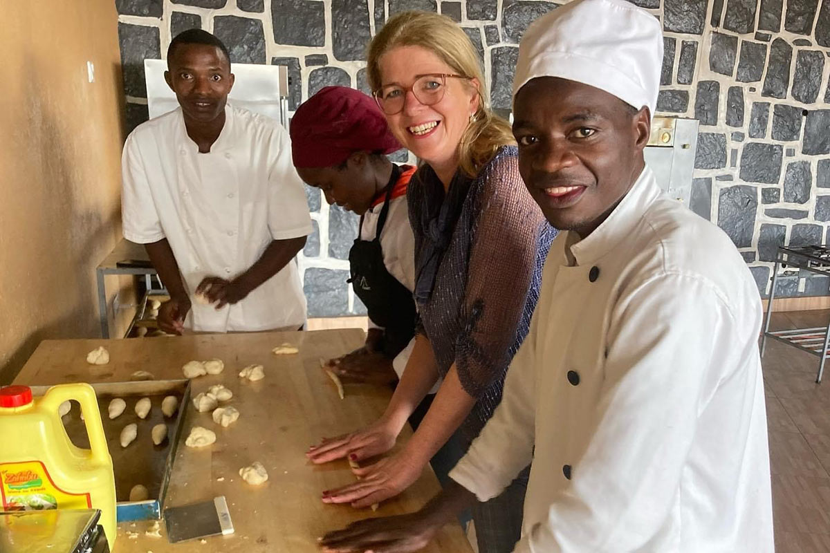 Engagement der Bäckerei Fuchs in Ruanda