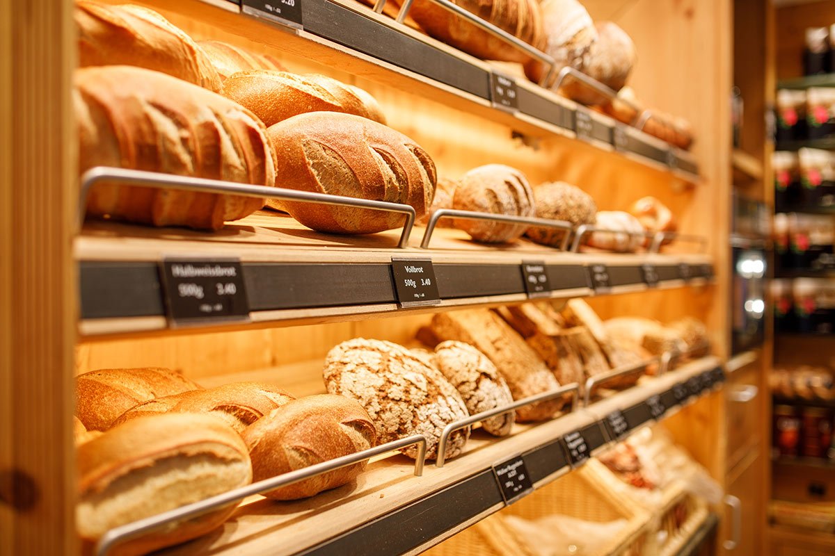 Brot nach Hause geliefert