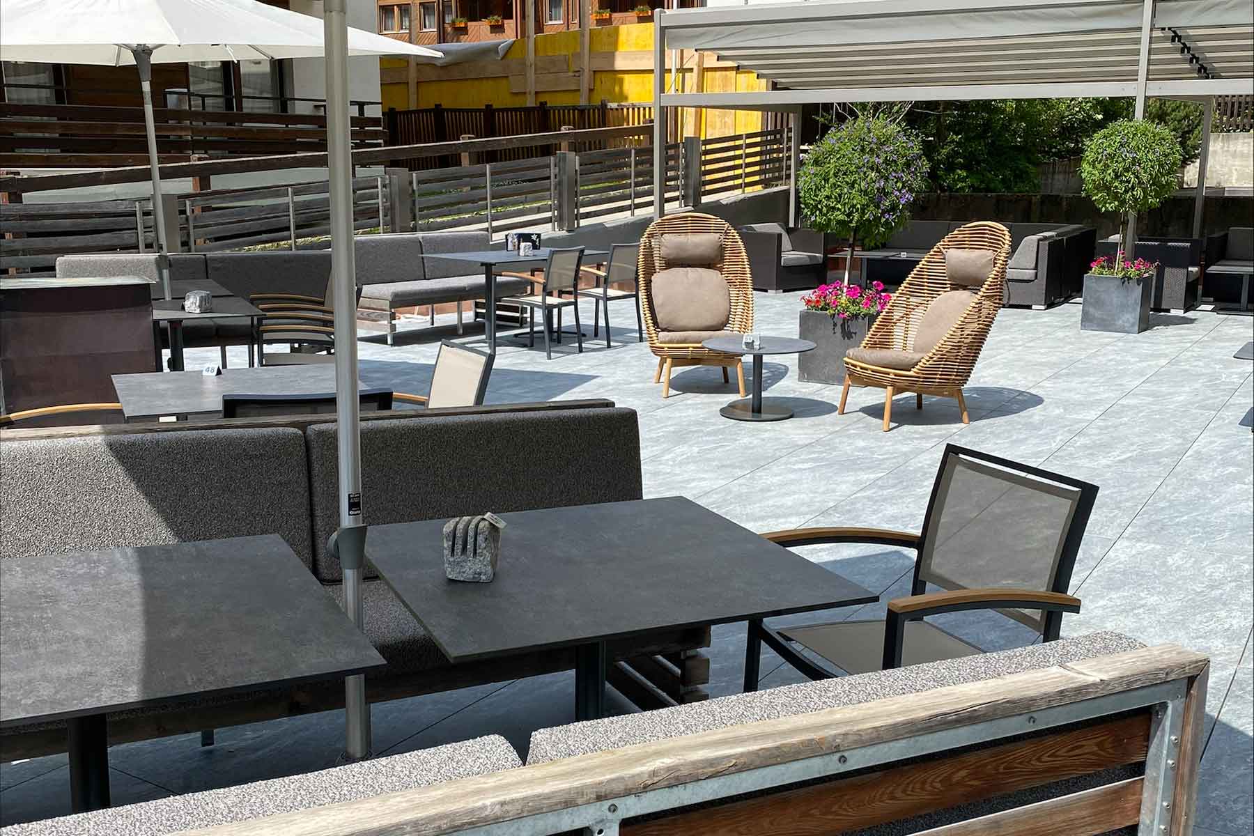 Neue Terrasse geöffnet